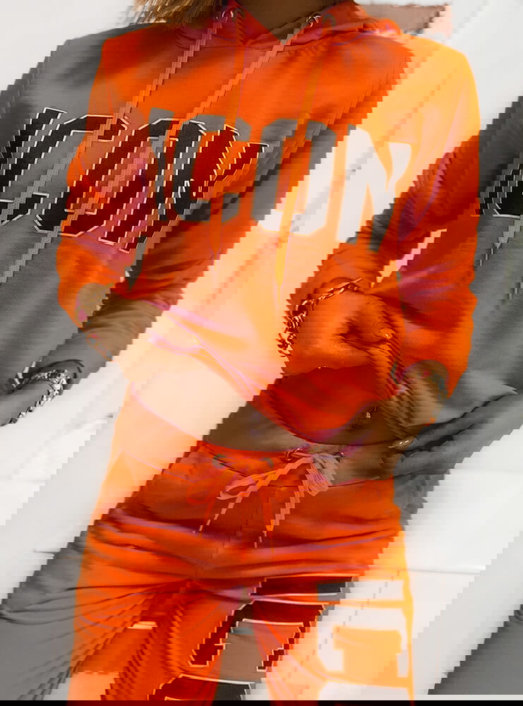 POMARAŃCZOWY KOMPLET DRESOWY Z...