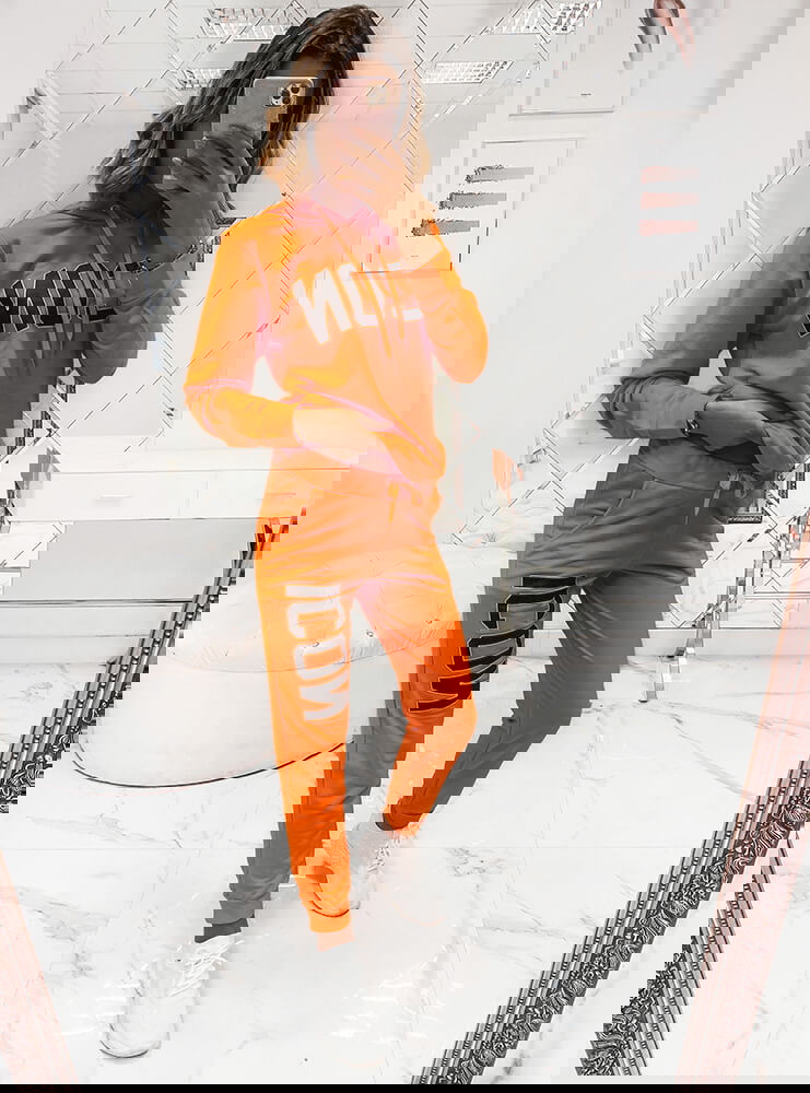 POMARAŃCZOWY KOMPLET DRESOWY Z...