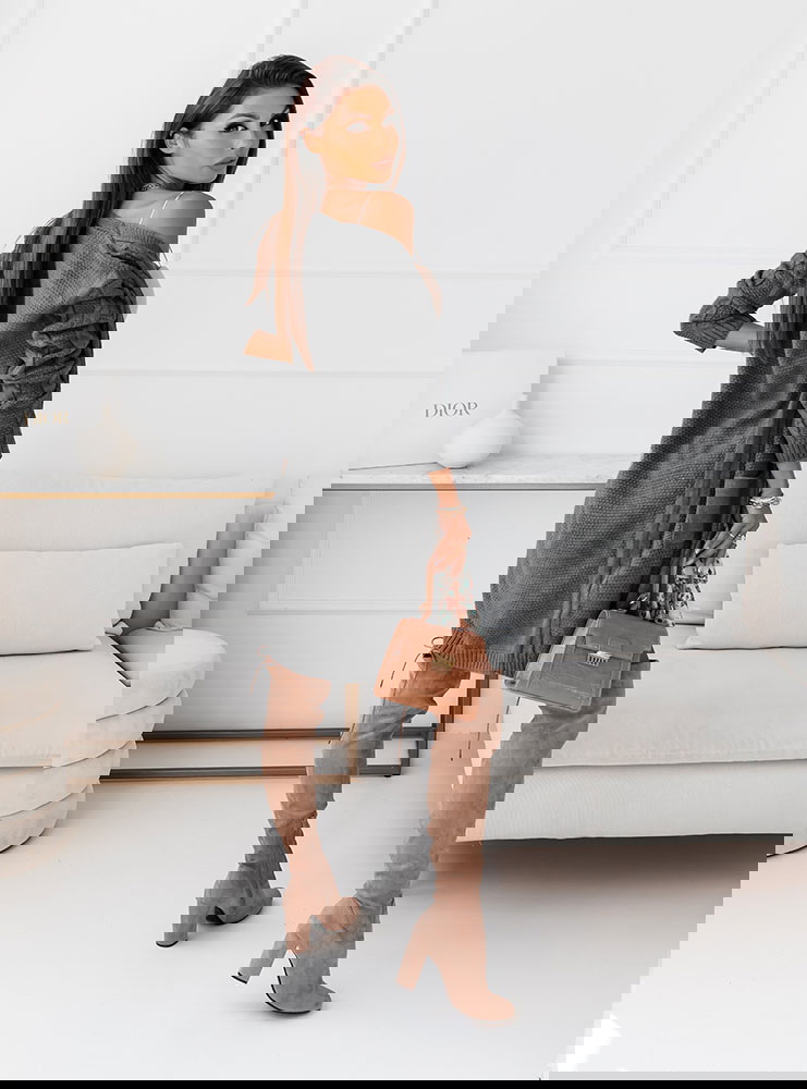 Kardigan z warkoczowym splotem i...