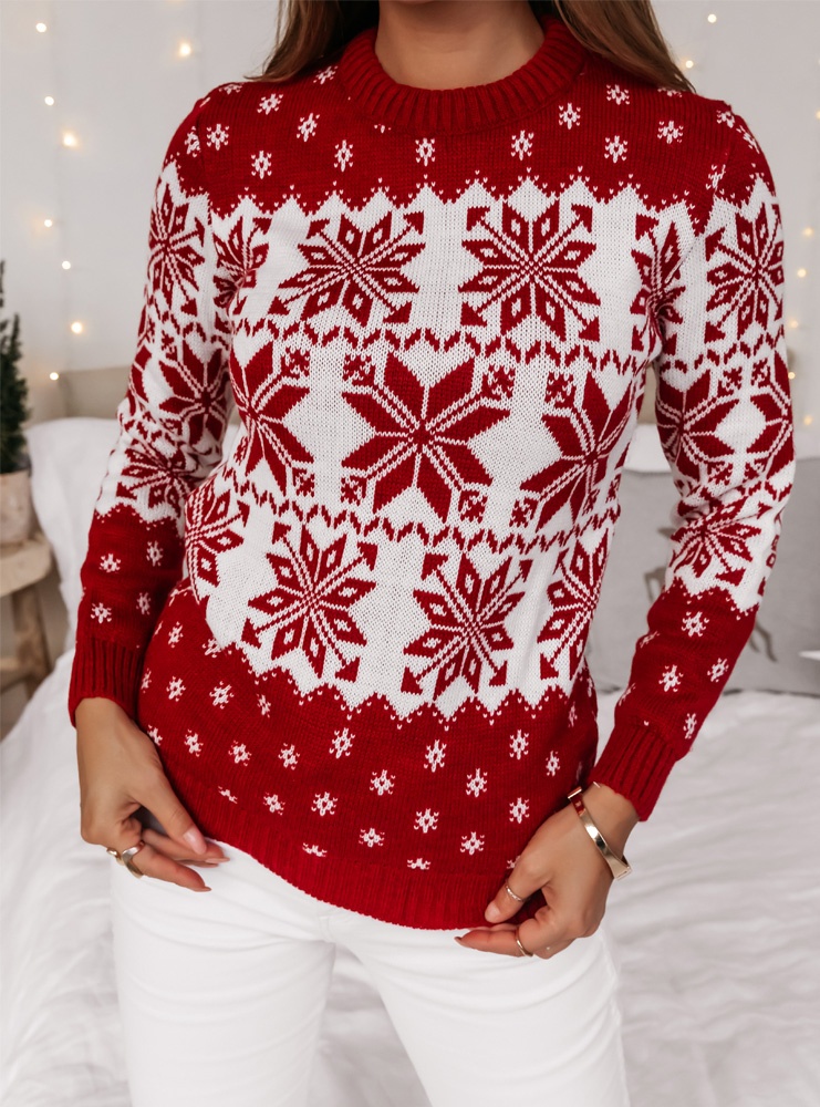 Świąteczny sweterek Domiaa - wzór 1