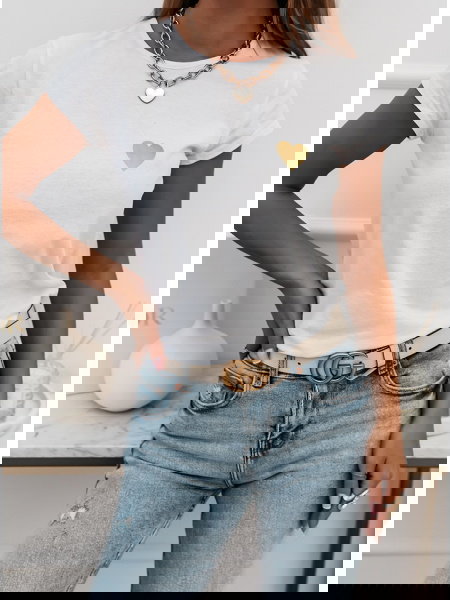 Biała koszulka na krótki... 2