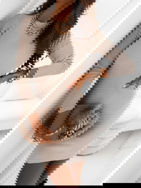 Beżowa prążkowana... 2