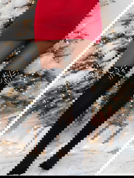 Czarne zakolanówki z... 2