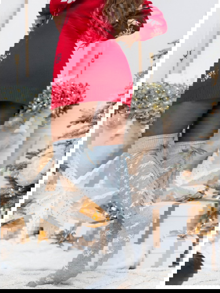 Szare zakolanówki... 2