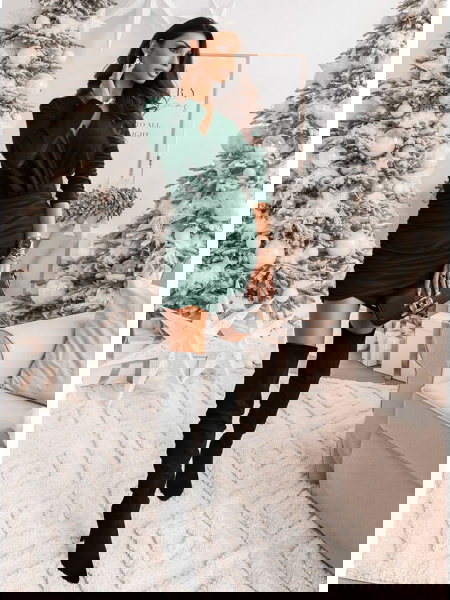 Welurowa sukienka z... 2