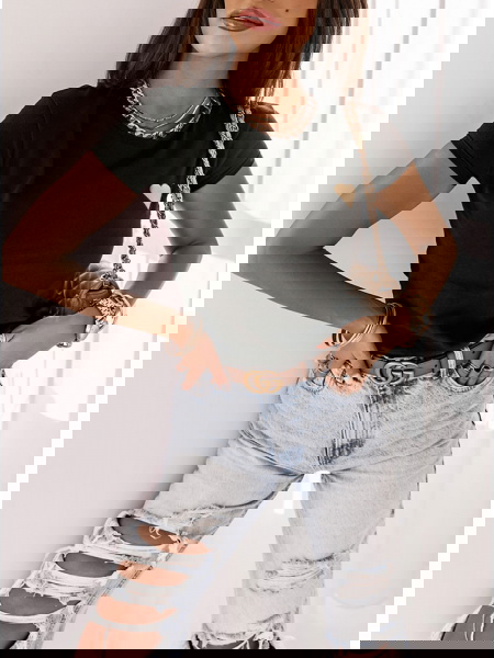 Czarna koszulka na krótki... 2