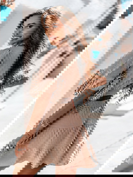 Beżowa rozkloszowana... 2