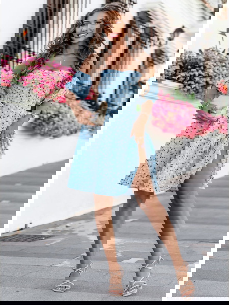 Kwiatowa sukienka hiszpanka... 2