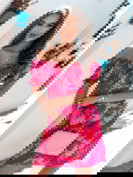 Kwiecista sukienka typu... 2