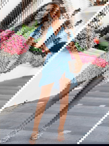 Dopasowana sukienka w... 2