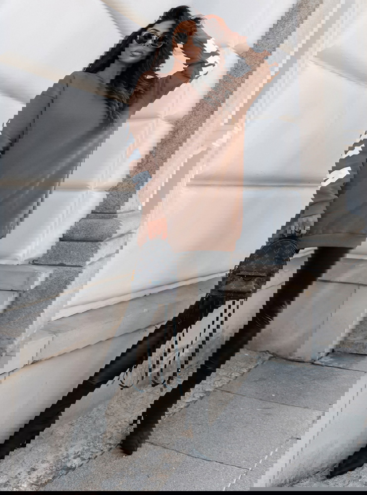 Długa bluza z napisami Violenna -...