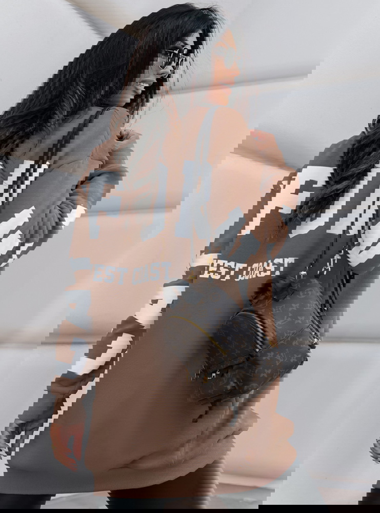 Długa bluza z napisami Violenna -...