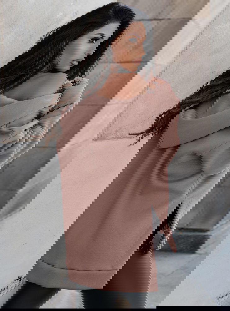 Bluza dresowa z kapturem i...