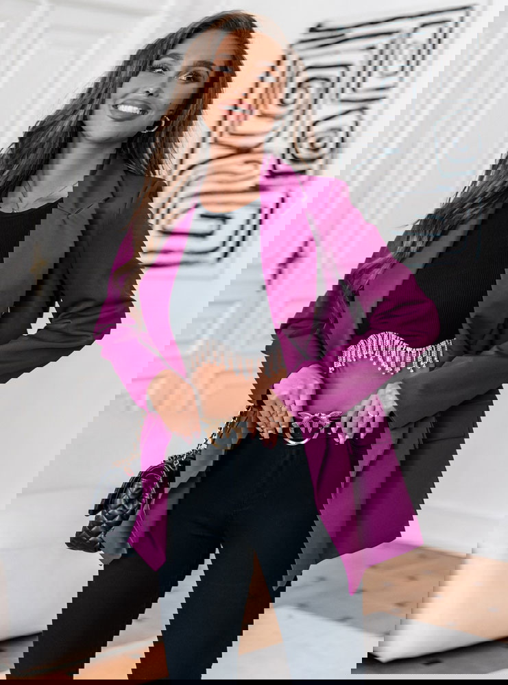 Marynarka dwurzędowa  Soline - fuksja