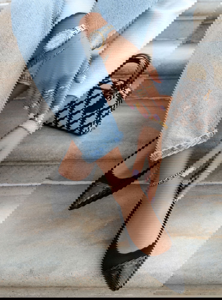 Czarne klasyczne balerinki Agaathe