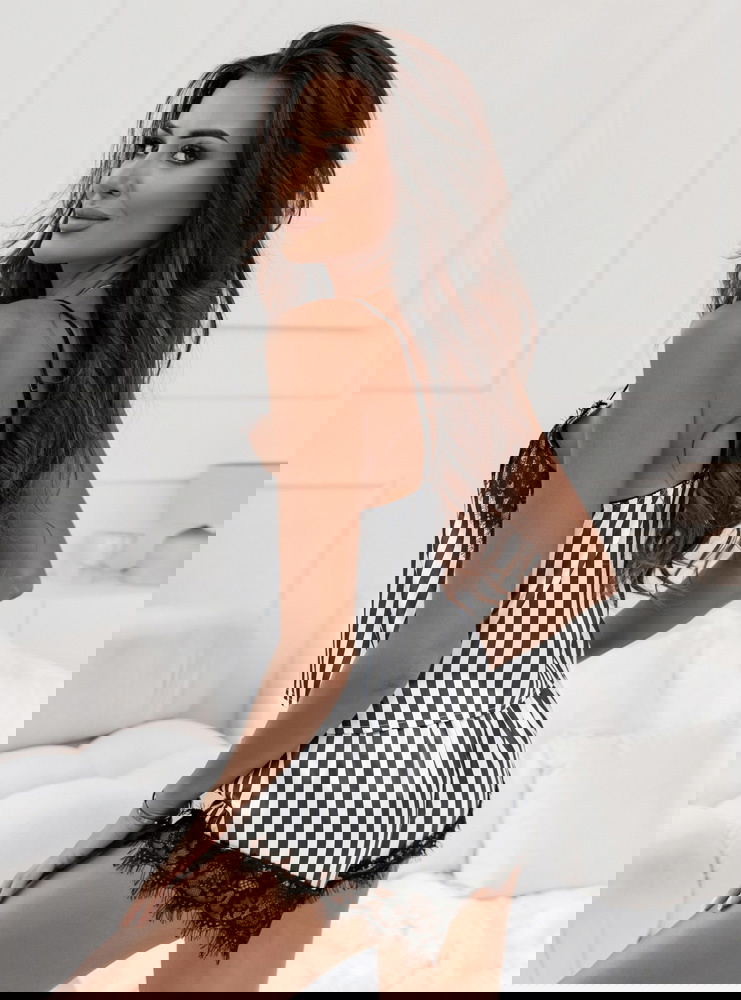 Piżama dwuczęściowa w paski Solele -...