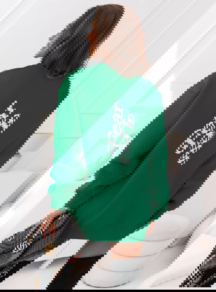 Długa bluza sportowa z napisami...