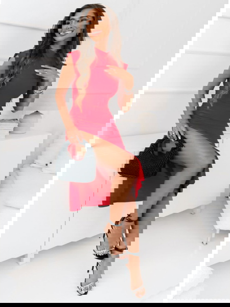 Malinowa dopasowana... 2