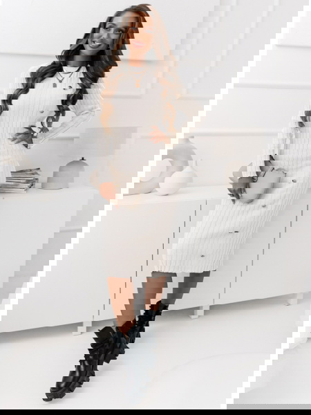 Sweterkowa prążkowana...