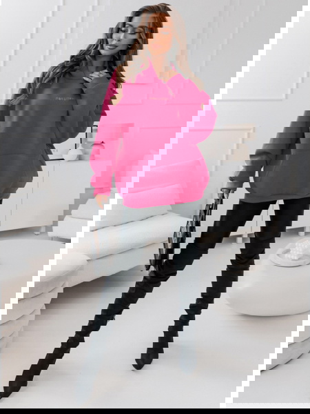 Logowana bluza oversize z... 2