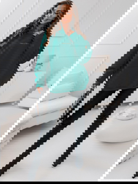 Logowana bluza oversize z... 2