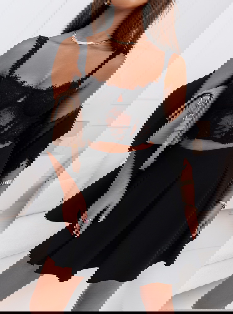 Czarne spódnico- spodenki Shainie