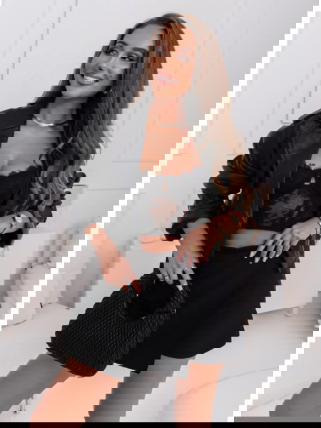 Czarne spódnico- spodenki... 2