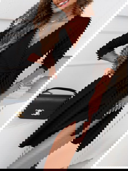 Czarna sukienka z... 2