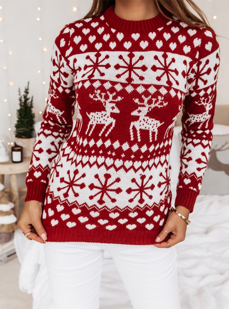 Świąteczny sweterek Korolia - wzór 1
