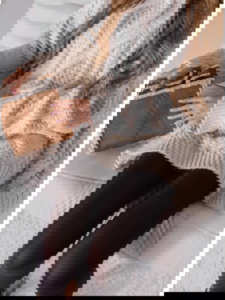 Czarne kryjące rajstopy Lozzi 2