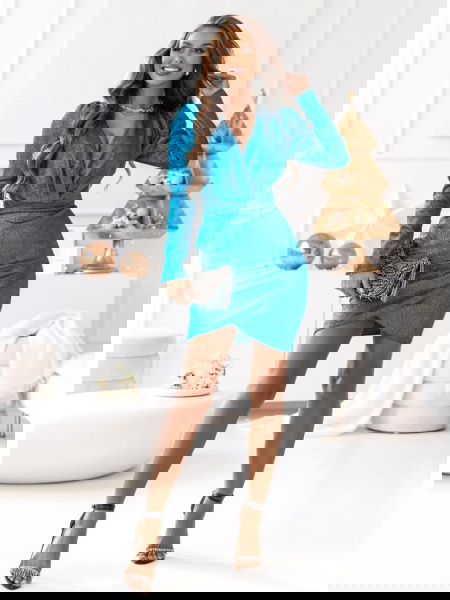 Turkusowa błyszcząca... 2