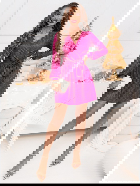 Błyszcząca sukienka z... 2