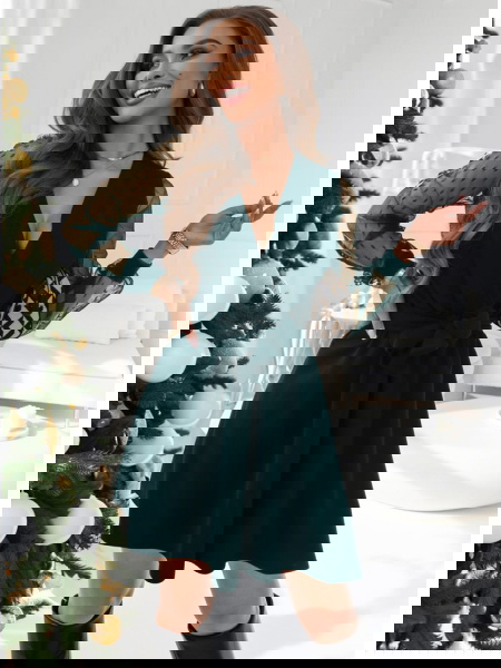 Sukienka z przekładanym... 2