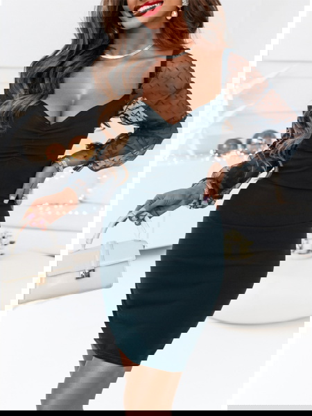 Dopasowana sukienka z... 2