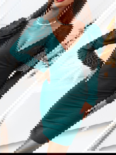 Sukienka z przekładanym... 2