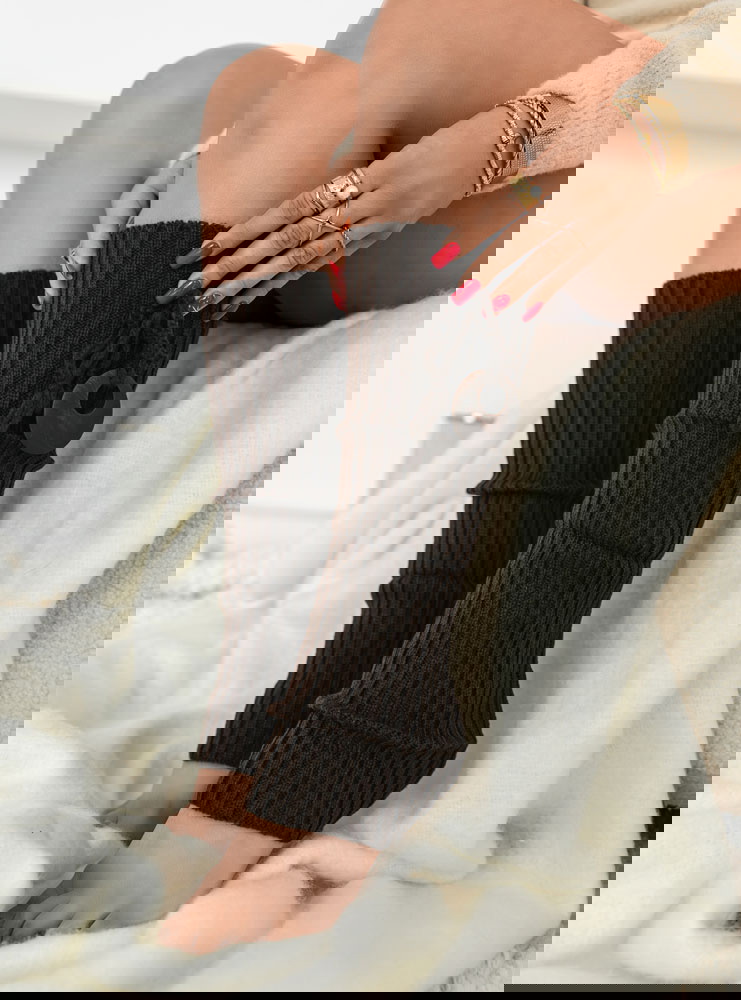 Ocieplacze na łydki ozdobnym...