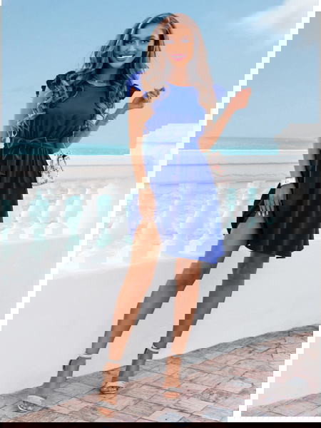 Chabrowa sukienka z... 2