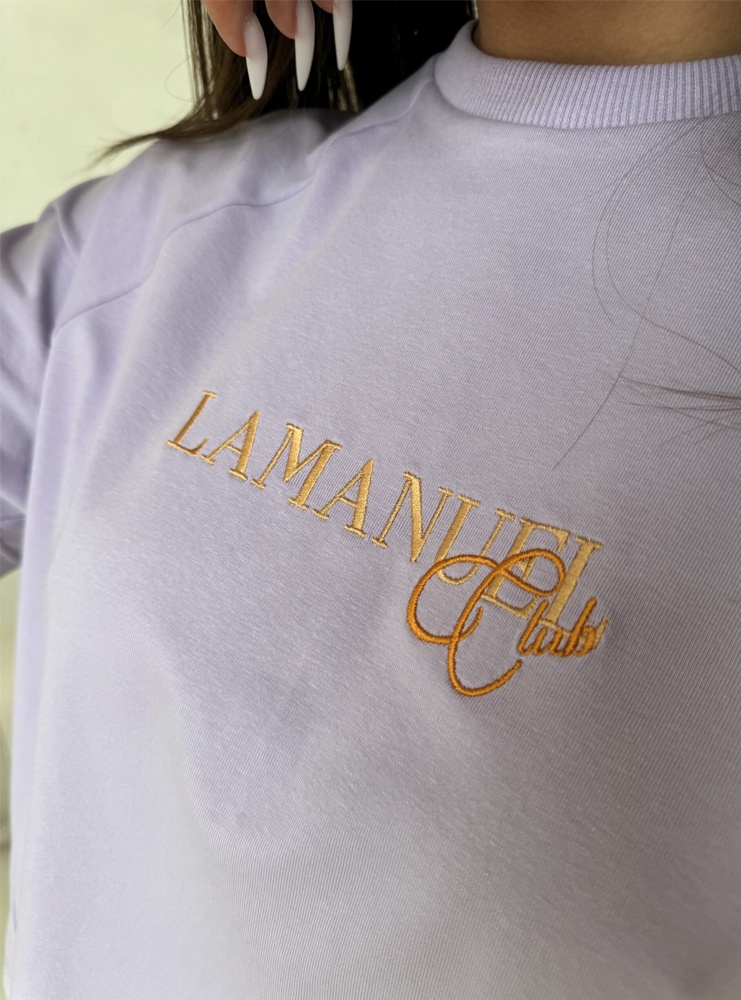 Liliowa bluzka Lamanuel oversize Zamioo