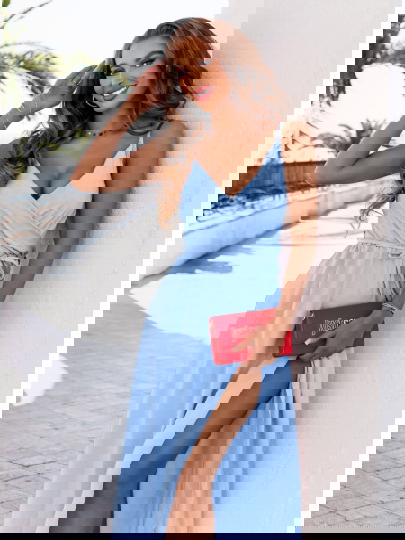 Błękitna długa przekładana... 2