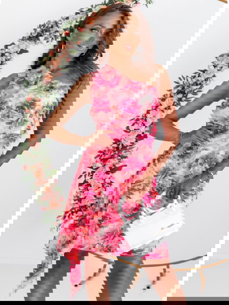 Sukienka w kwiaty na jedno... 2