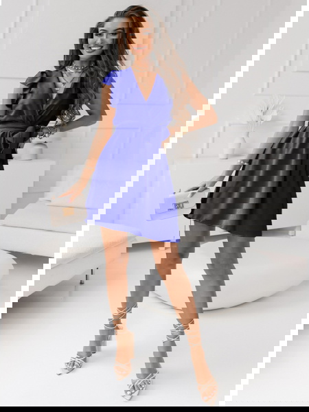 Chabrowa sukienka z... 2