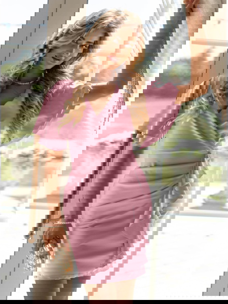 Sukienka z przekładanym... 2