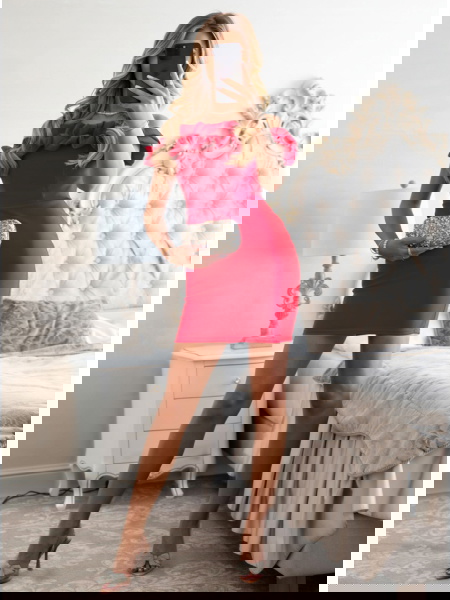 Malinowa dopasowana... 2