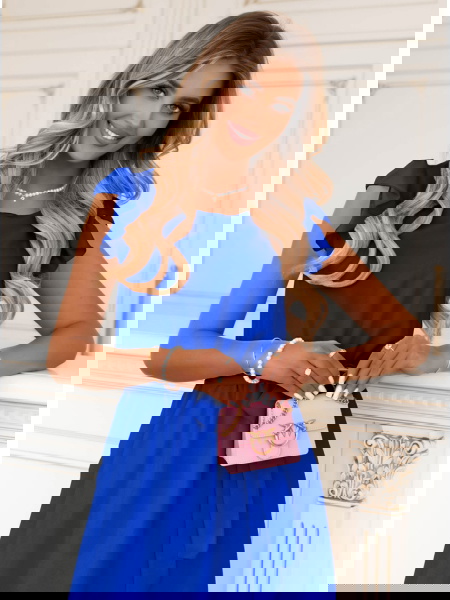 Chabrowa sukienka z... 2