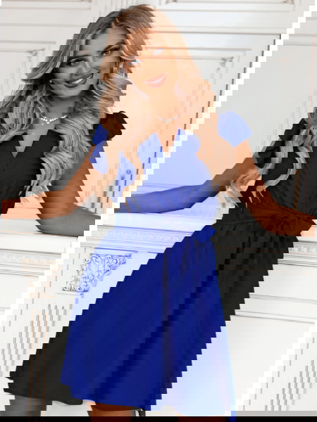 Chabrowa sukienka z... 2