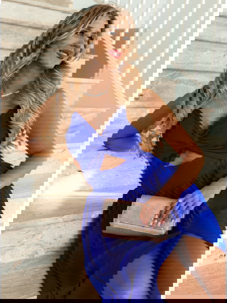 Chabrowa sukienka midi z... 2