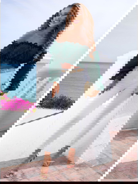 Krótka bluzka hiszpanka... 2