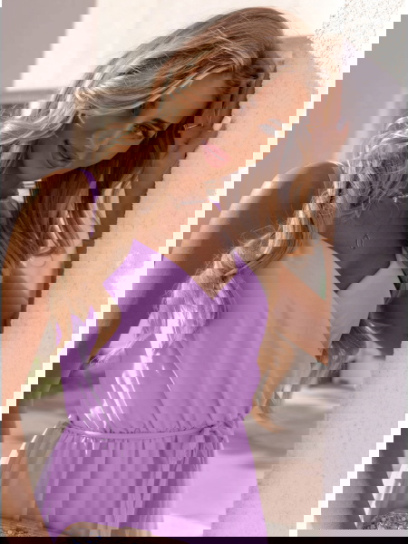 Liliowa długa przekładana... 2