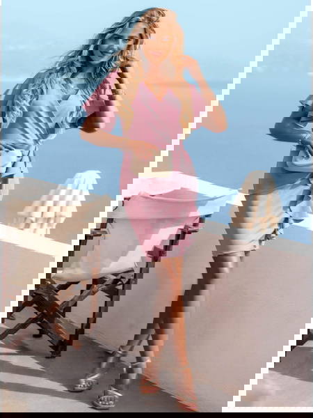 Sukienka z przekładanym... 2