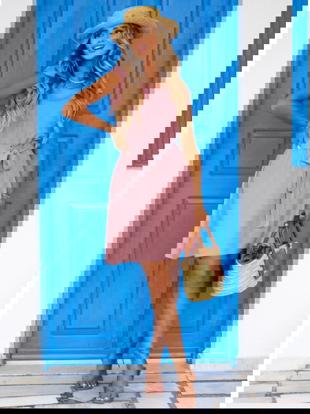 Sukienka z wiązaniem w... 2